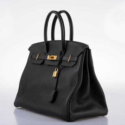 Hermès Birkin 35 Black Togo with Gold Hardware - 2017, A - photo 4