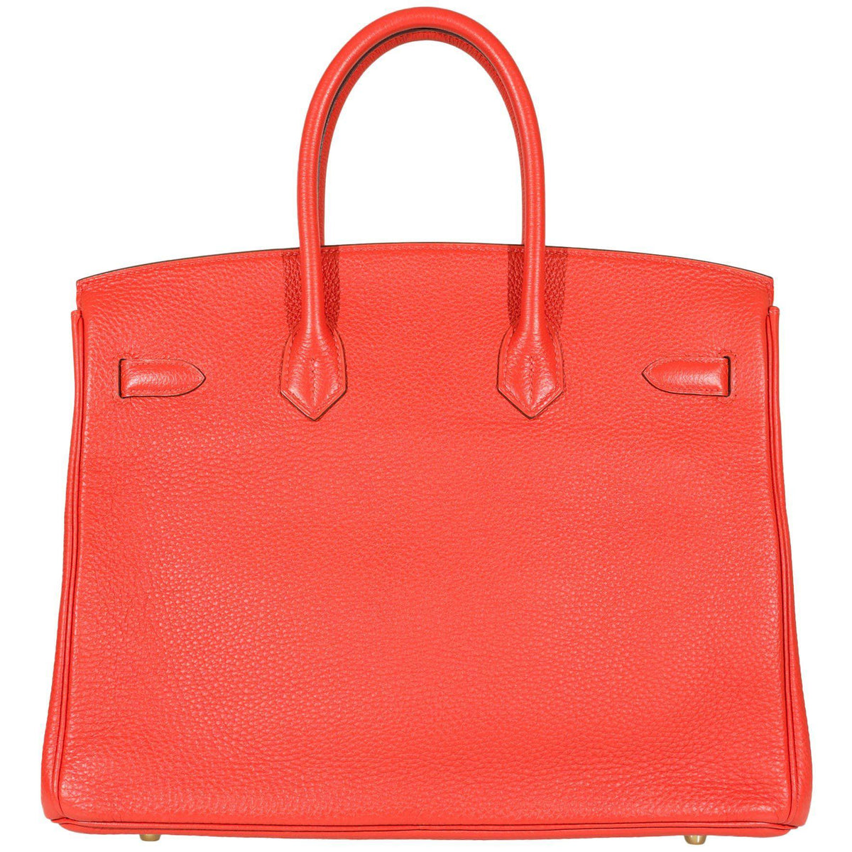 Hermes Birkin 35 Capucine Togo leather Gold Hardware - 2011, O Square - image 4