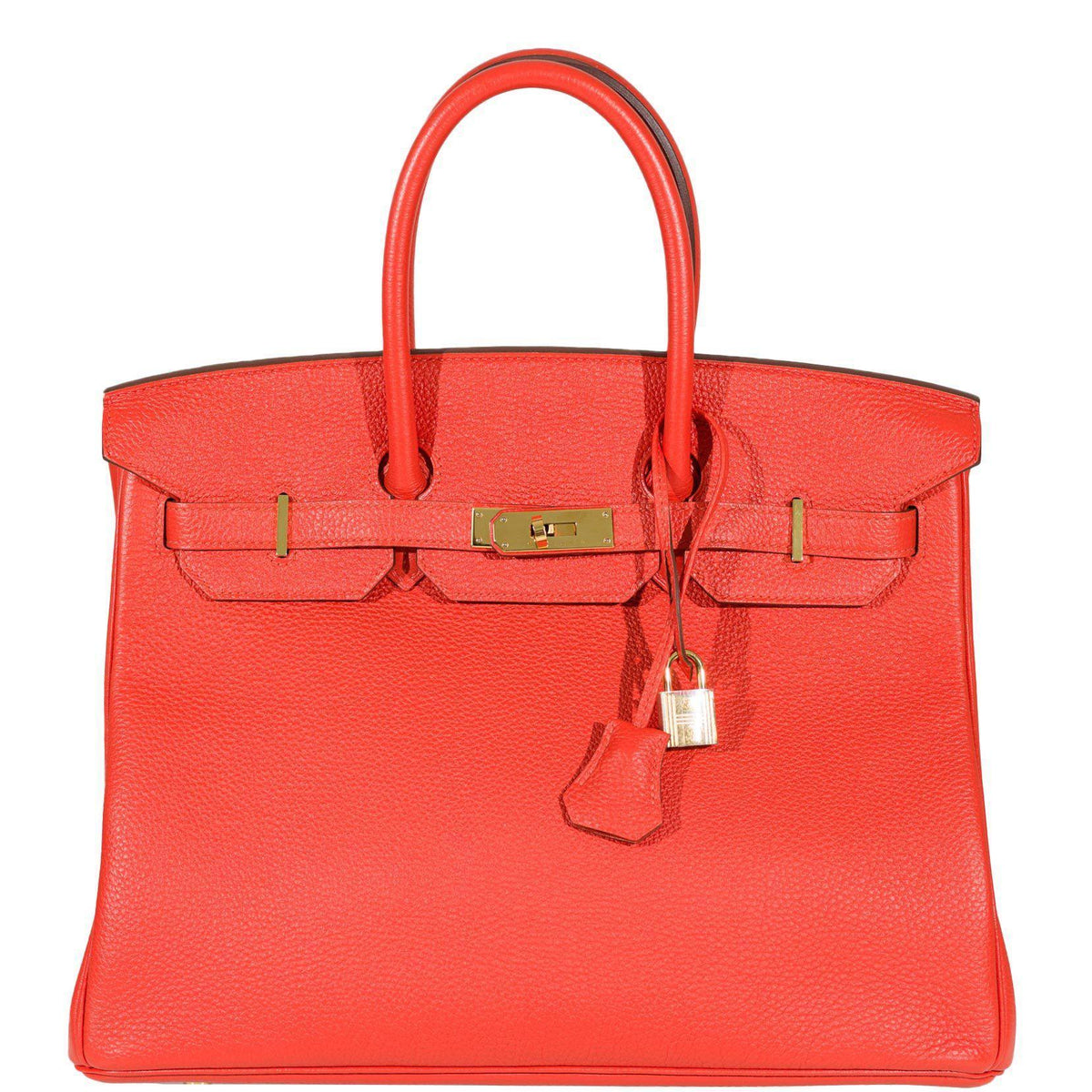 Hermes Birkin 35 Capucine Togo leather Gold Hardware - 2011, O Square - image 1