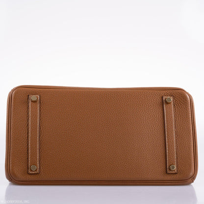 Hermès Birkin 35 Gold Togo Gold Hardware - Square O - photo 11