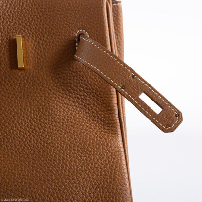 Hermès Birkin 35 Gold Togo Gold Hardware - Square O - photo 12