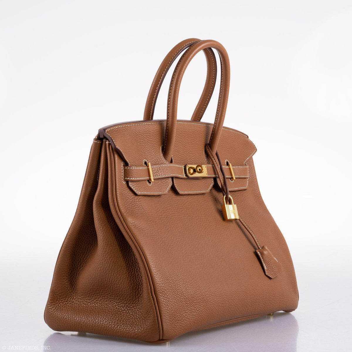 Hermès Birkin 35 Gold Togo Gold Hardware - Square O - photo 3