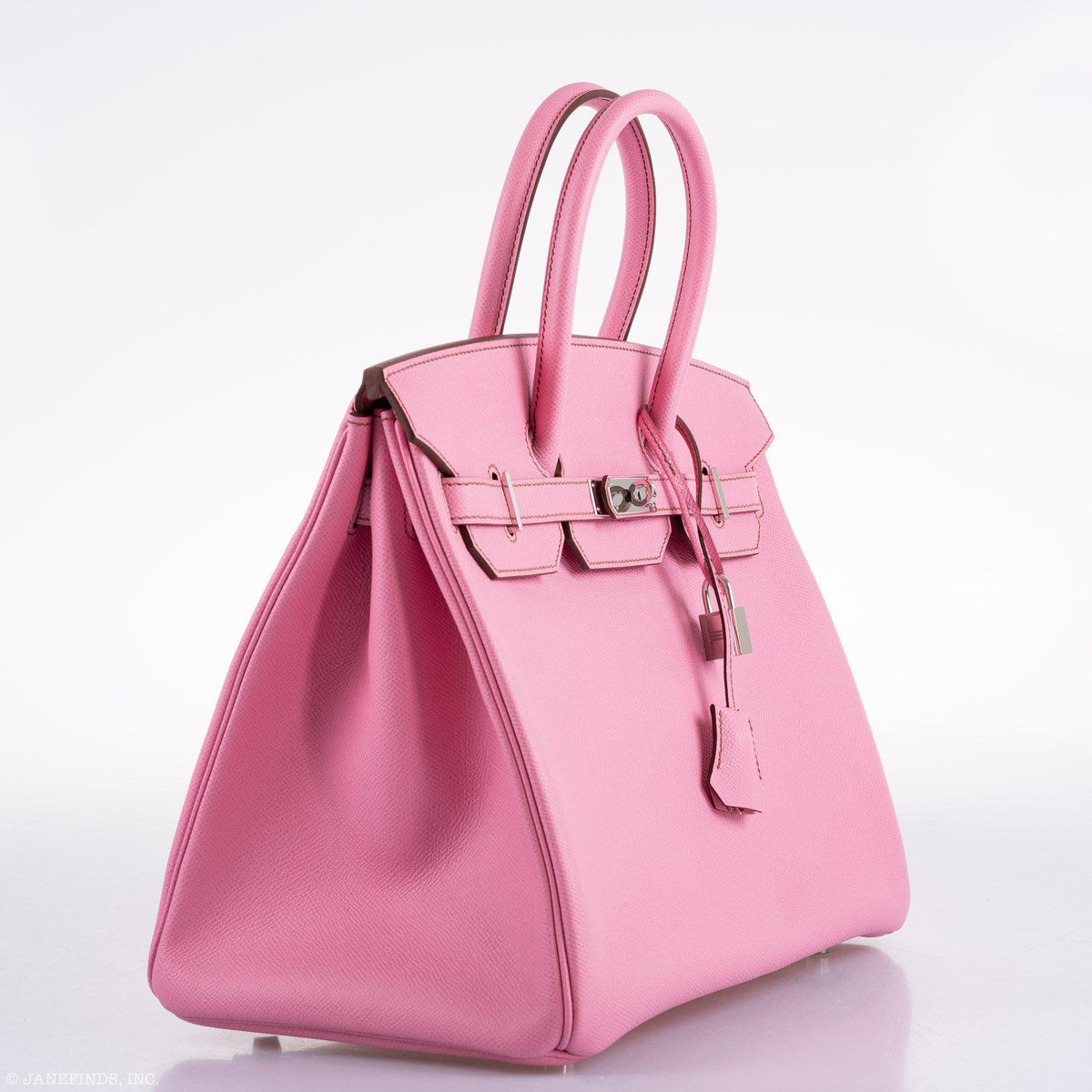 Hermes Birkin 35 HSS 5P Bubblegum Epsom with Palladium Hardware - 2012, P Square - image 3
