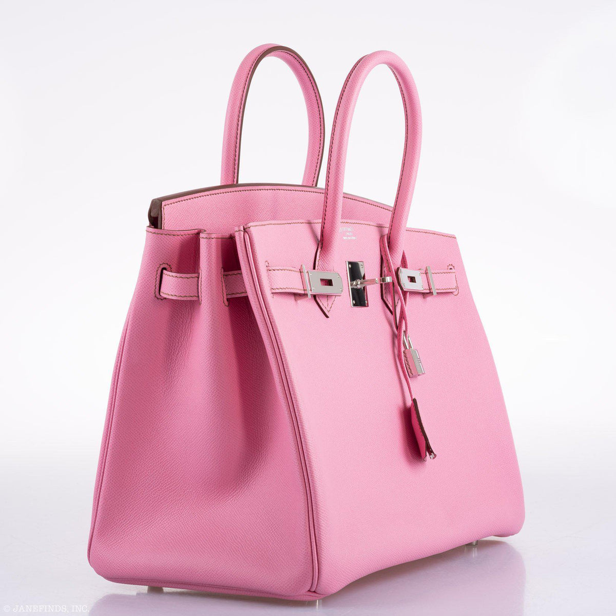 Hermes Birkin 35 HSS 5P Bubblegum Epsom with Palladium Hardware - 2012, P Square - image 5
