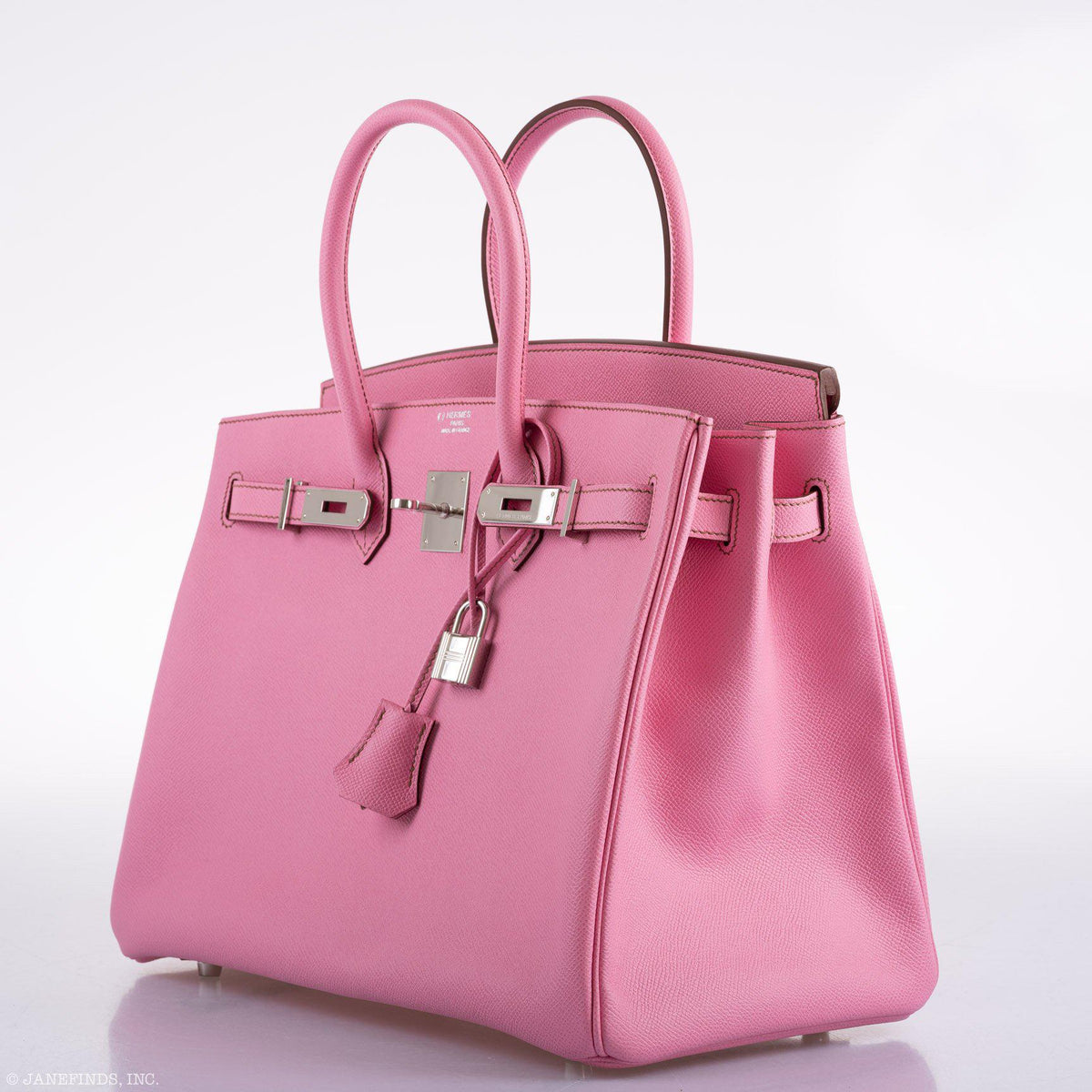 Hermes Birkin 35 HSS 5P Bubblegum Epsom with Palladium Hardware - 2012, P Square - image 6
