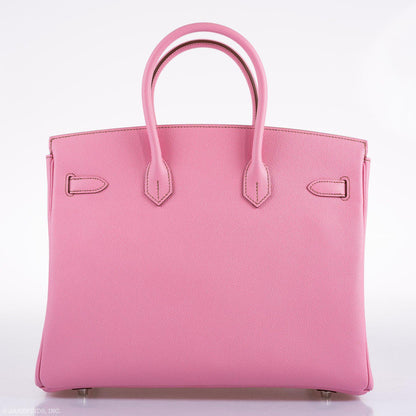 Hermes Birkin 35 HSS 5P Bubblegum Epsom with Palladium Hardware - 2012, P Square - image 7