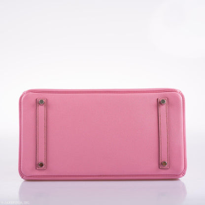 Hermes Birkin 35 HSS 5P Bubblegum Epsom with Palladium Hardware - 2012, P Square - image 8