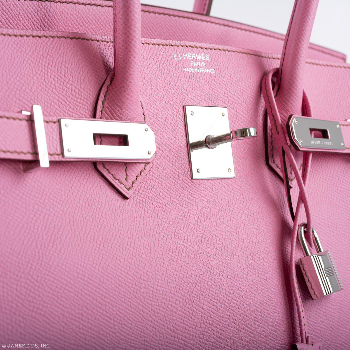 Hermes Birkin 35 HSS 5P Bubblegum Epsom with Palladium Hardware - 2012, P Square - image 9