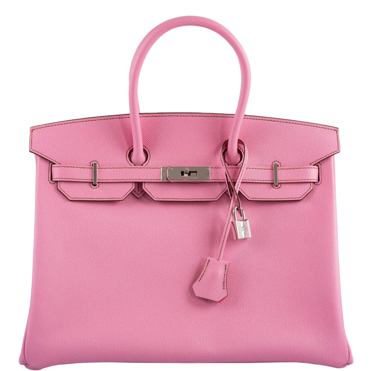 Hermes Birkin 35 HSS 5P Bubblegum Epsom with Palladium Hardware - 2012, P Square - image 1