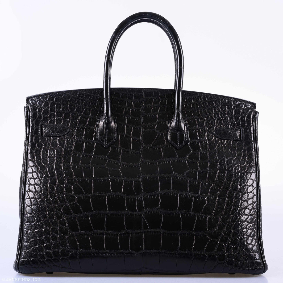 Hermès Birkin 35 SO Black Matte Alligator PVD Hardware - 2011, O Square - photo 11