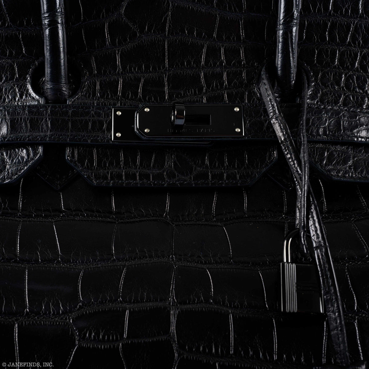 Hermès Birkin 35 SO Black Matte Alligator PVD Hardware - 2011, O Square - photo 4