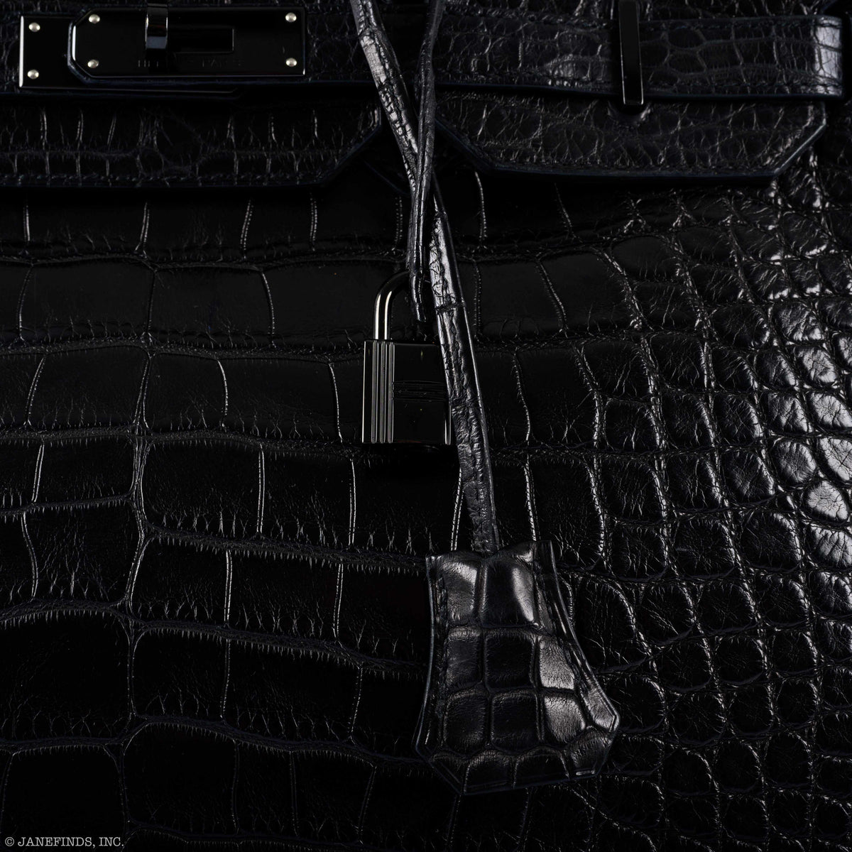 Hermès Birkin 35 SO Black Matte Alligator PVD Hardware - 2011, O Square - photo 5