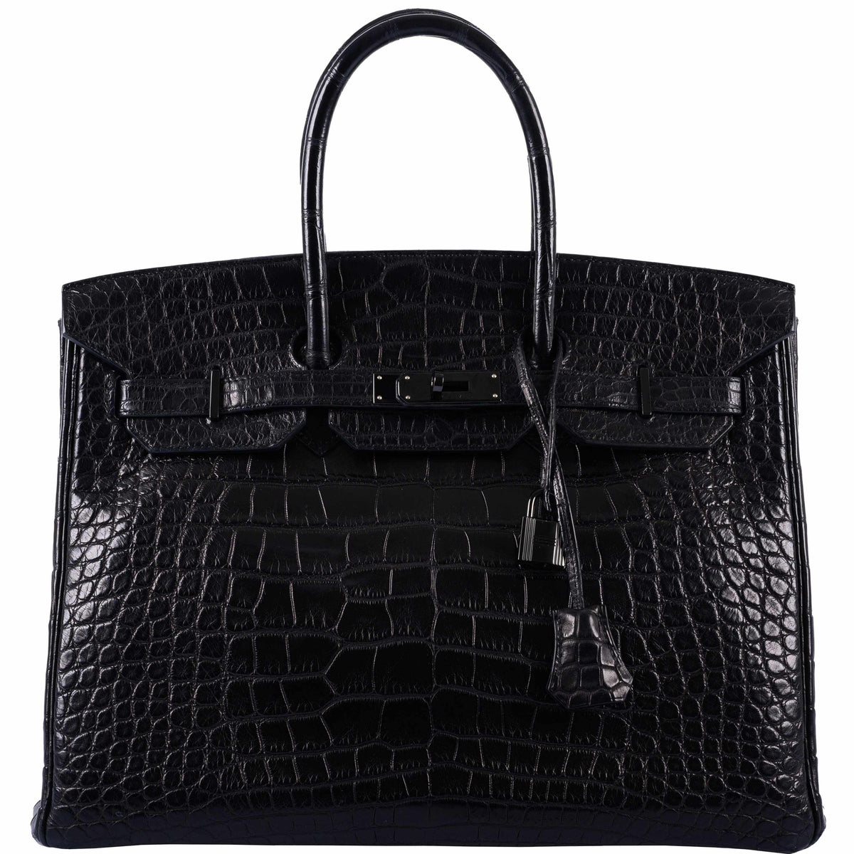 Hermès Birkin 35 SO Black Matte Alligator PVD Hardware - 2011, O Square - photo 1