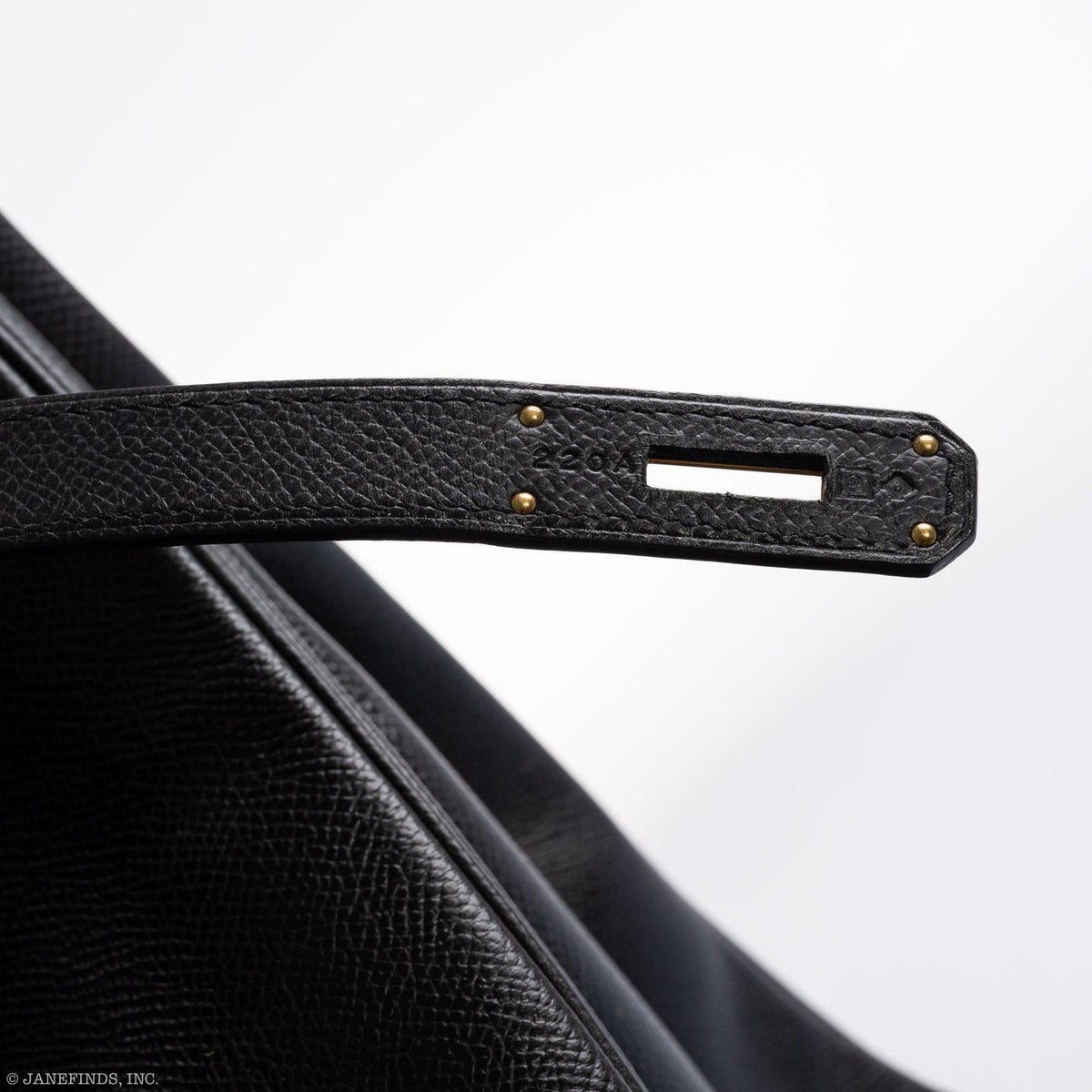 Hermès Birkin 40 Black Epsom Leather Gold Hardware - 2011, Square O - photo 12