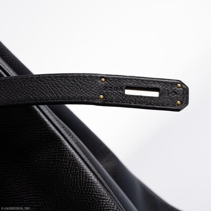 Hermès Birkin 40 Black Epsom Leather Gold Hardware - 2011, Square O - photo 12