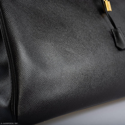 Hermès Birkin 40 Black Epsom Leather Gold Hardware - 2011, Square O - photo 13