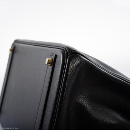 Hermès Birkin 40 Black Epsom Leather Gold Hardware - 2011, Square O - photo 6