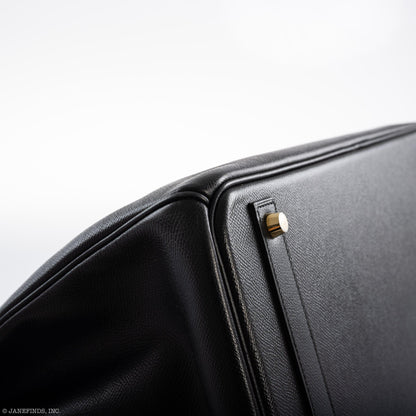 Hermès Birkin 40 Black Epsom Leather Gold Hardware - 2011, Square O - photo 7