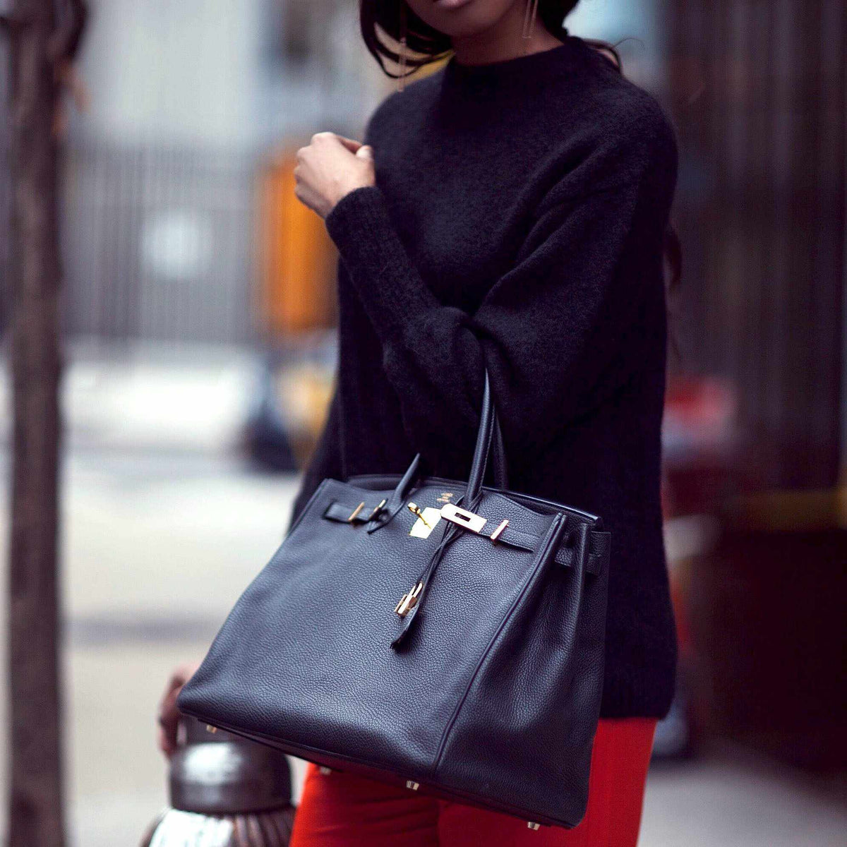 Hermes Birkin 40 Black Togo Gold Hardware - 2010, Square N - image 2
