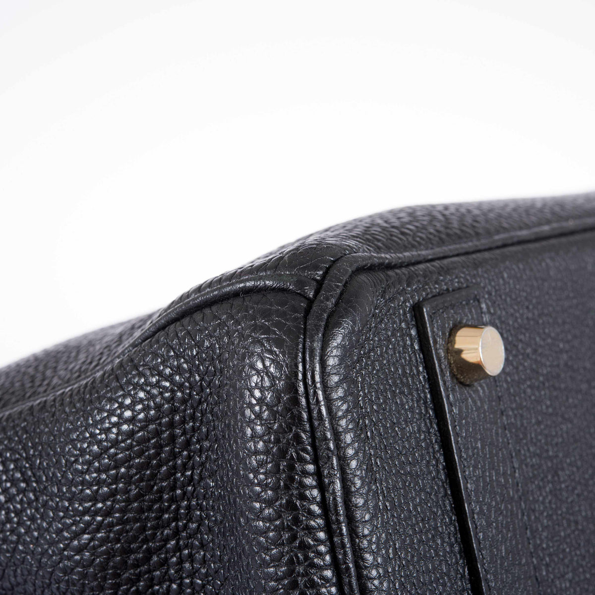 Hermes Birkin 40 Black Togo Gold Hardware - 2010, Square N - image 7