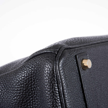 Hermes Birkin 40 Black Togo Gold Hardware - 2010, Square N - image 7
