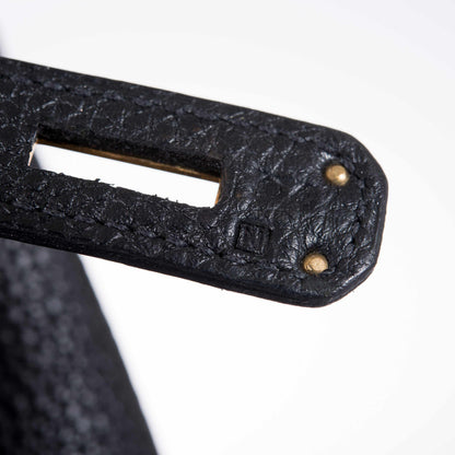 Hermes Birkin 40 Black Togo Gold Hardware - 2010, Square N - image 9
