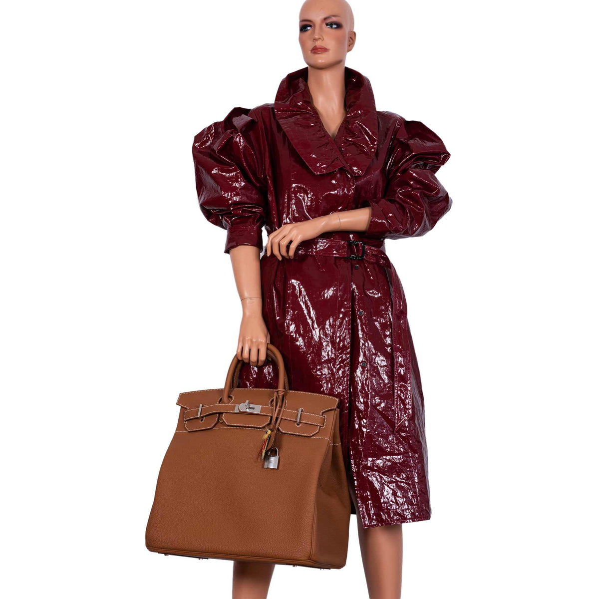 Hermès Birkin 40 HAC Gold Togo leather Palladium Hardware - 2021, Z - photo 2