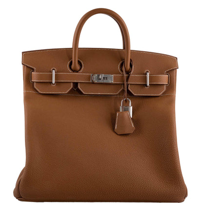 Hermès Birkin 40 HAC Gold Togo leather Palladium Hardware - 2021, Z - photo 1