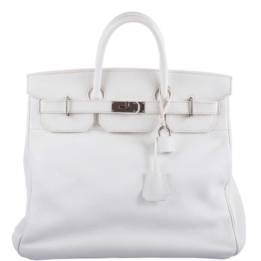 Hermès Birkin 40 HAC White Togo Palladium Hardware - photo 1