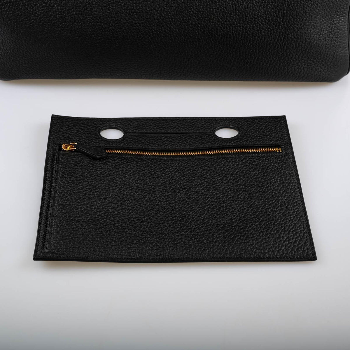 Hermes Birkin Pochette Backpocket Black Swift With Palladium Hardware - 2021, Z - image 4