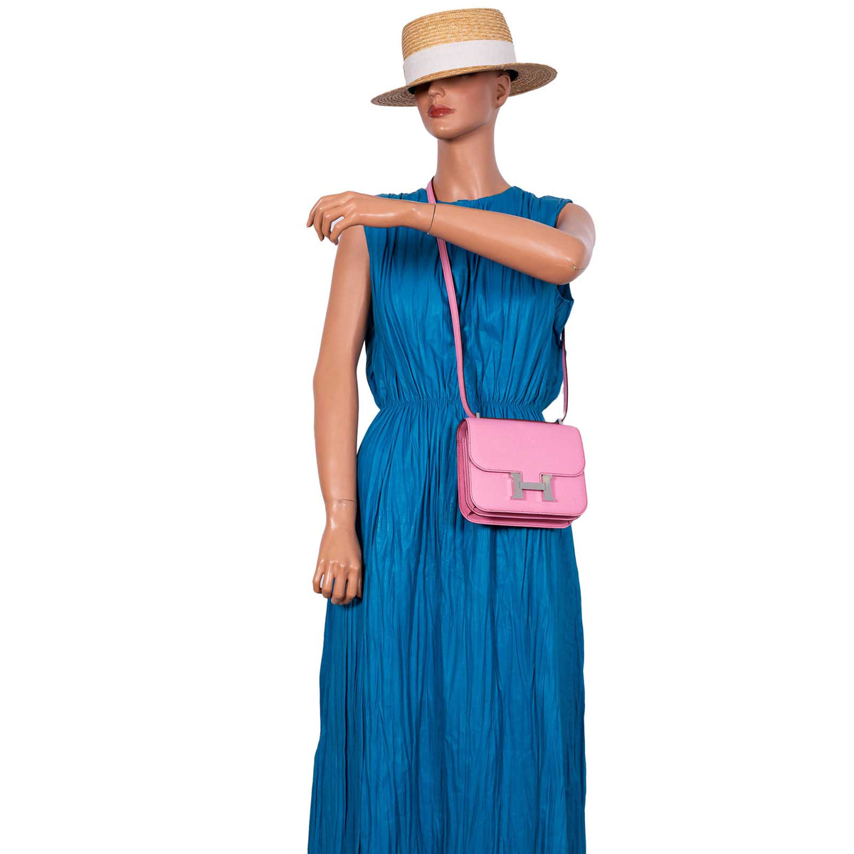 Hermès Constance 18 5P Bubblegum Pink Epsom with Palladium Hardware - 2021, Z - photo 2