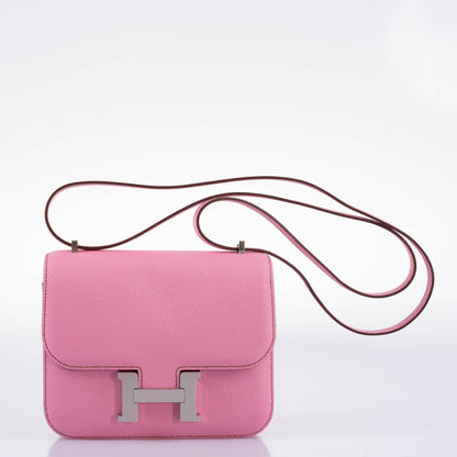 Hermès Constance 18 5P Bubblegum Pink Epsom with Palladium Hardware - 2021, Z - photo 3