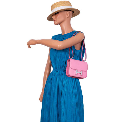 Hermès Constance 18 5P Bubblegum Pink Epsom with Palladium Hardware - 2021, Z - photo 4
