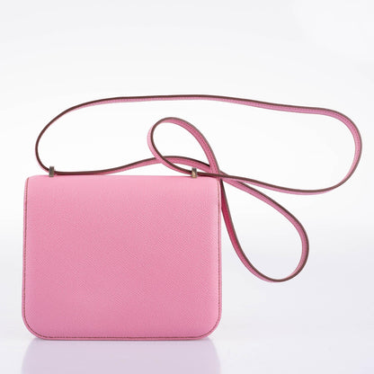 Hermès Constance 18 5P Bubblegum Pink Epsom with Palladium Hardware - 2021, Z - photo 7