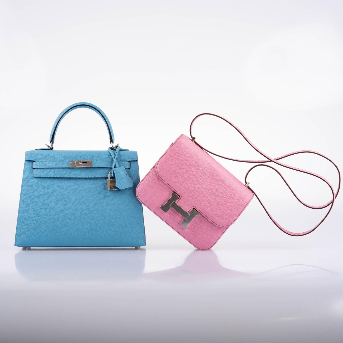 Hermès Constance 18 5P Bubblegum Pink Epsom with Palladium Hardware - 2021, Z - photo 9