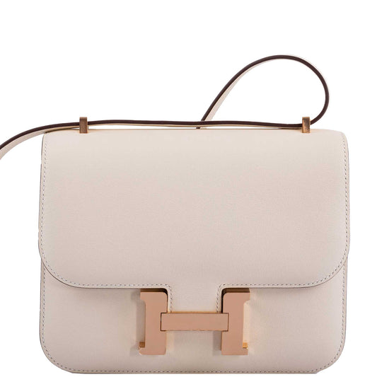 Hermes Constance 18 Nata Swift leather with Rose Gold Hardware - 2021, Z - image 1