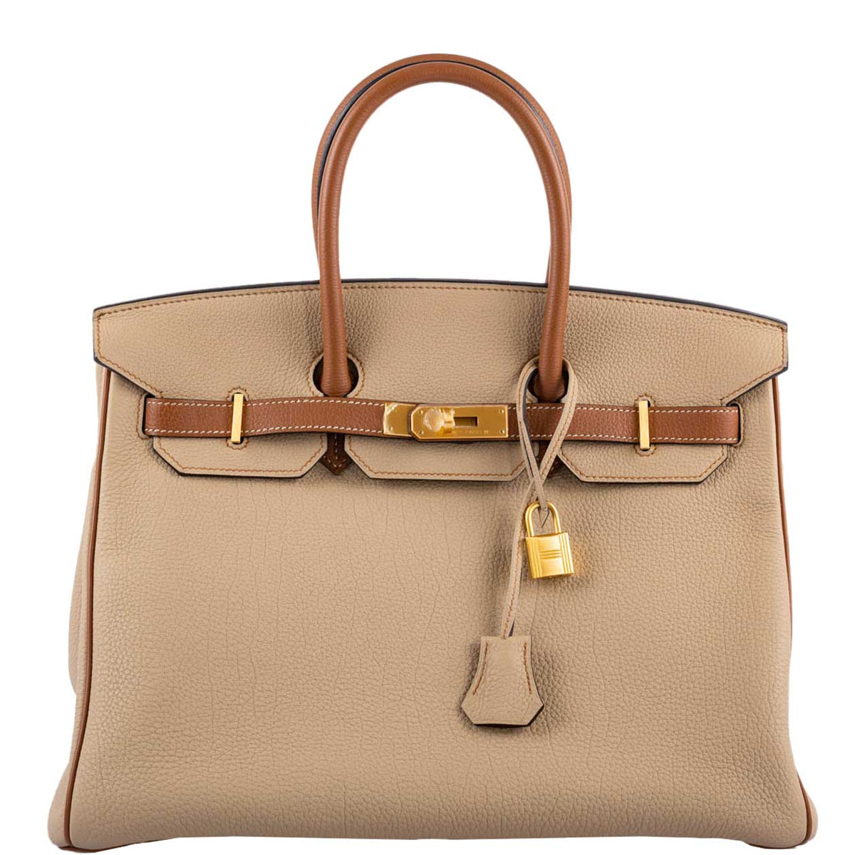 Hermès HSS Birkin 35 Trench & Gold Togo with Brushed Gold Hardware - 2017, A - photo 1