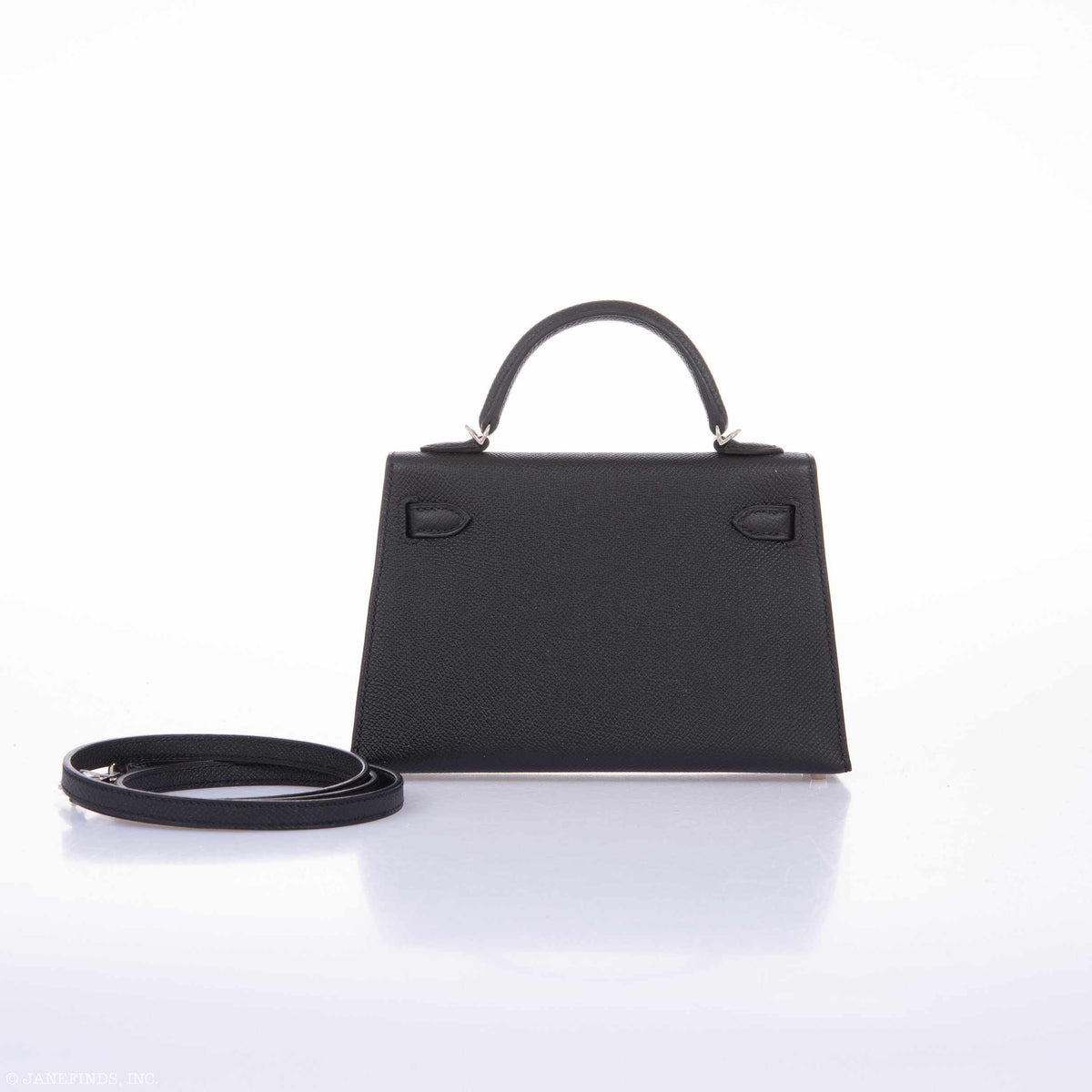Hermès Kelly 20 Mini II Sellier Black Epsom Palladium Hardware - 2020, Y - photo 12