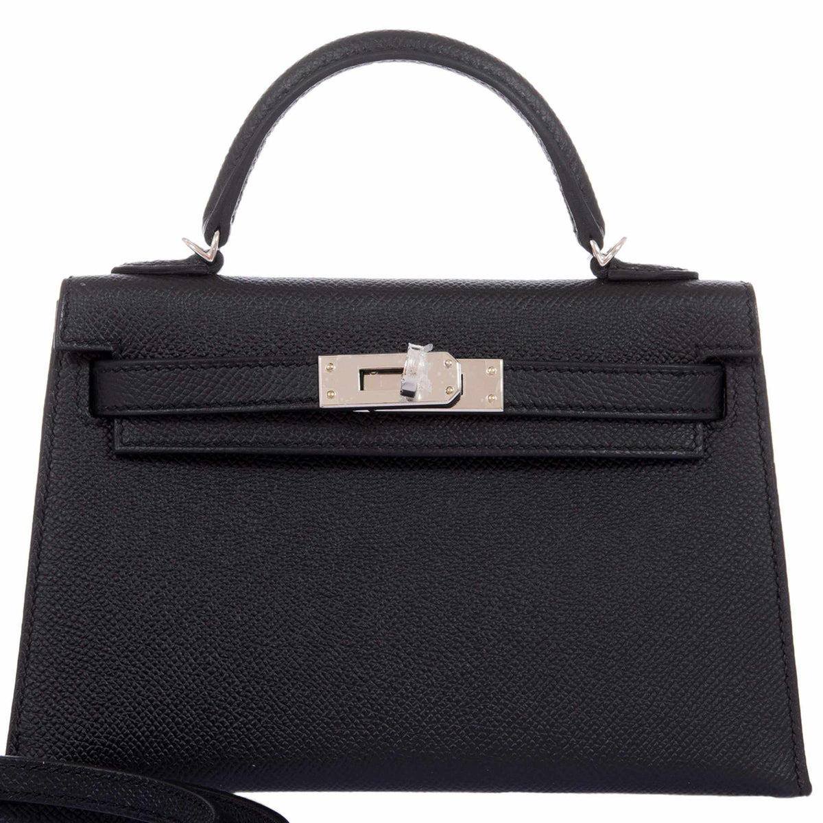 Hermès Kelly 20 Mini II Sellier Black Epsom Palladium Hardware - 2020, Y - photo 2
