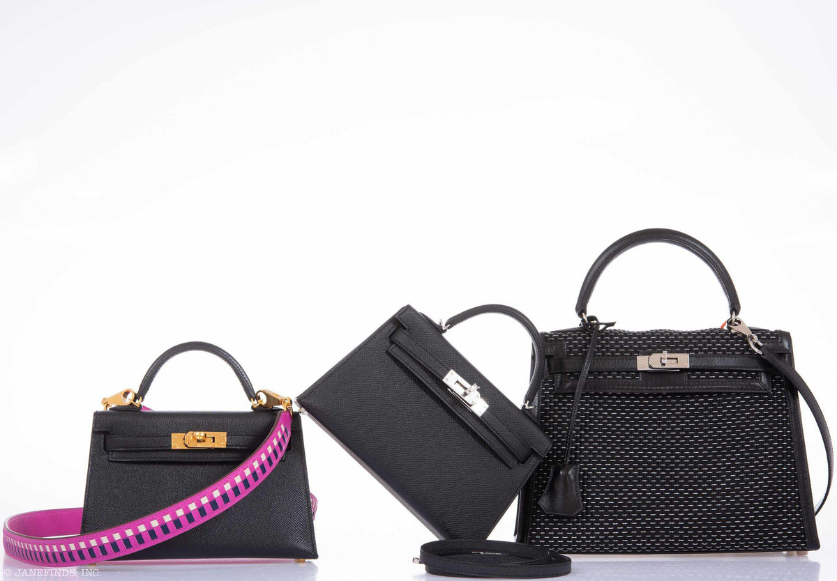 Hermès Kelly 20 Mini II Sellier Black Epsom Palladium Hardware - 2020, Y - photo 8