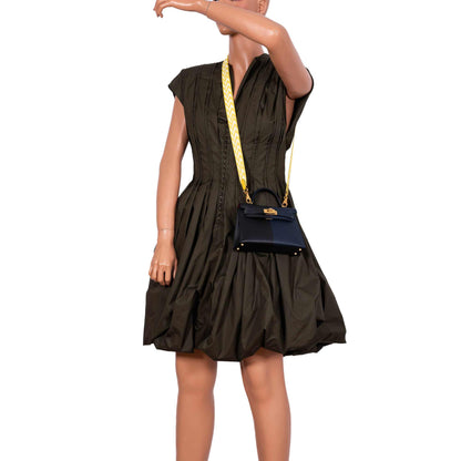 Hermes Kelly 20 Mini II Sellier "Casaque" style Black, Indigo & Rouge H Epsom with Gold Hardware - 2021, Z - image 2