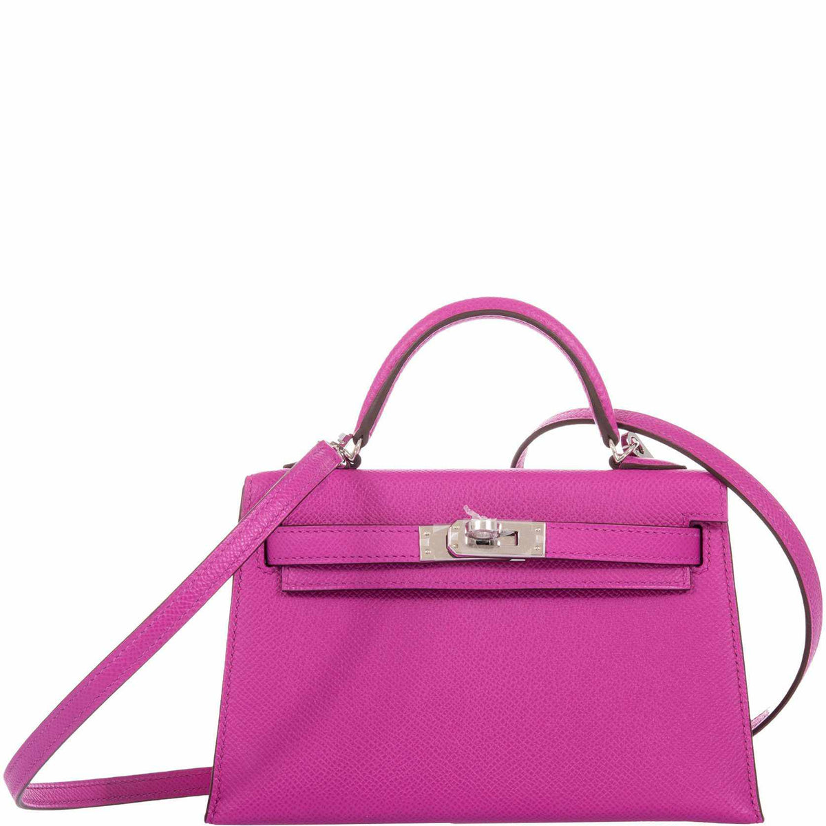 Hermes Kelly 20 Mini II Sellier Magnolia Epsom leather Palladium Hardware - 2018, C - image 5