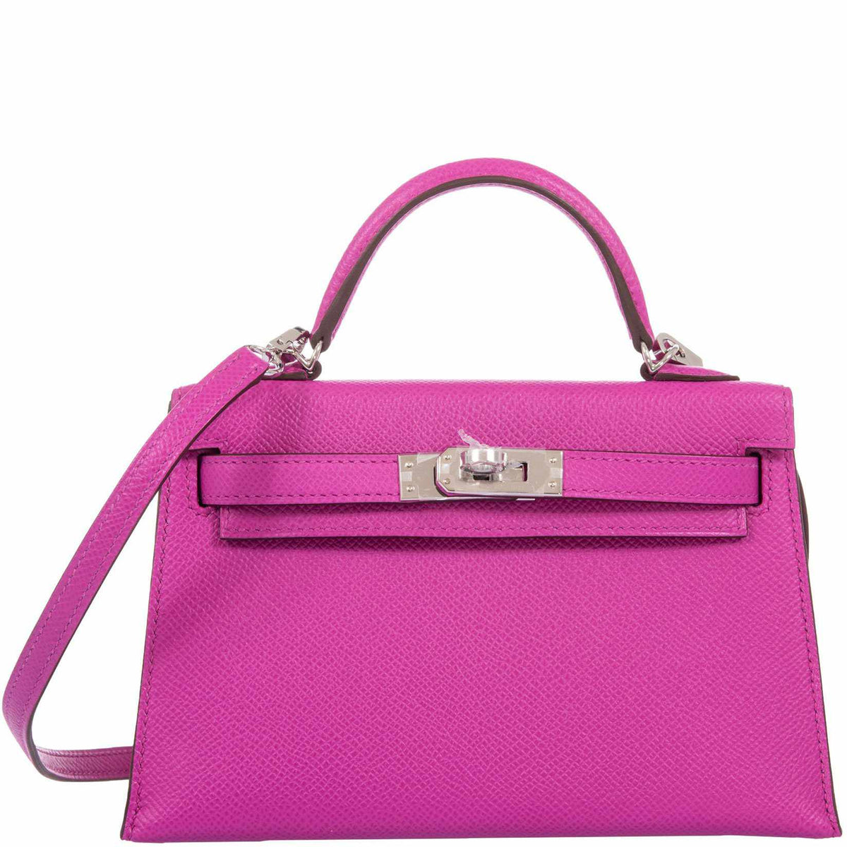 Hermes Kelly 20 Mini II Sellier Magnolia Epsom leather Palladium Hardware - 2018, C - image 7