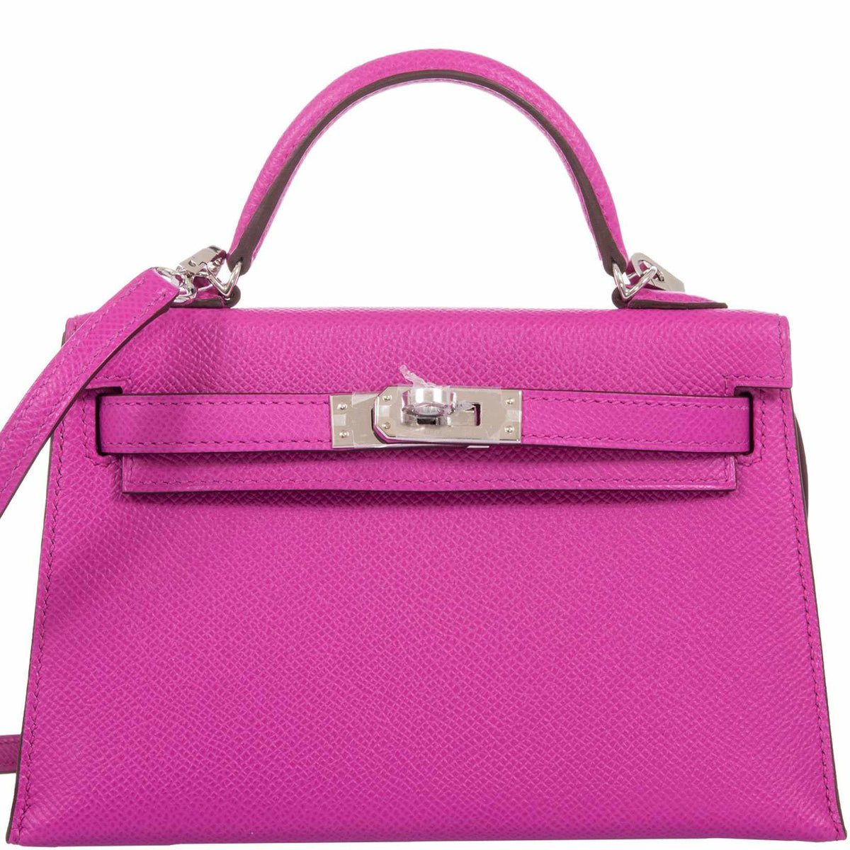 Hermes Kelly 20 Mini II Sellier Magnolia Epsom leather Palladium Hardware - 2018, C - image 1