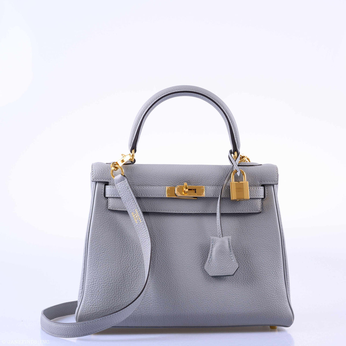 Hermès Kelly 25 Retourne Blue Glacier Togo Gold Hardware - 2016, X - photo 4