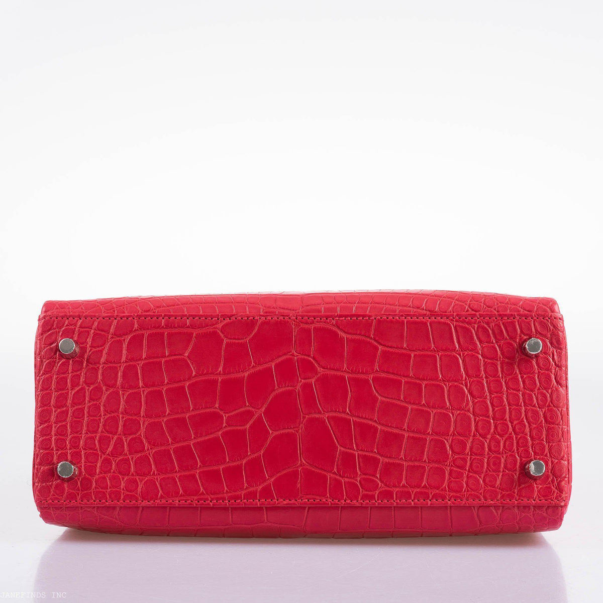 Hermes Kelly 28 Retourne Rose Extreme Matte Alligator with Palladium Hardware - 2020, Y - image 8