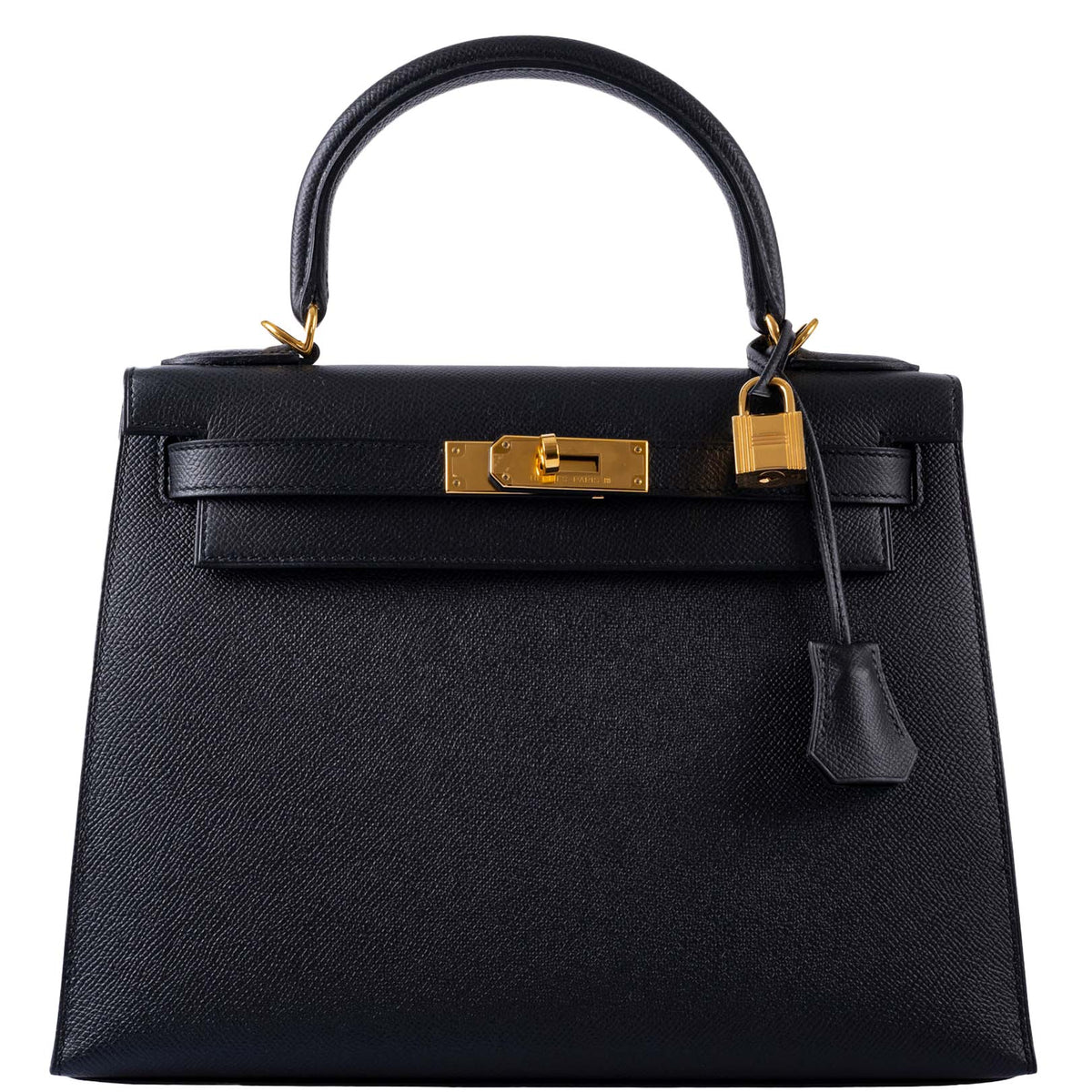 Hermès Kelly 28 Sellier Black Epsom with Gold Hardware - 2021, Z - photo 1
