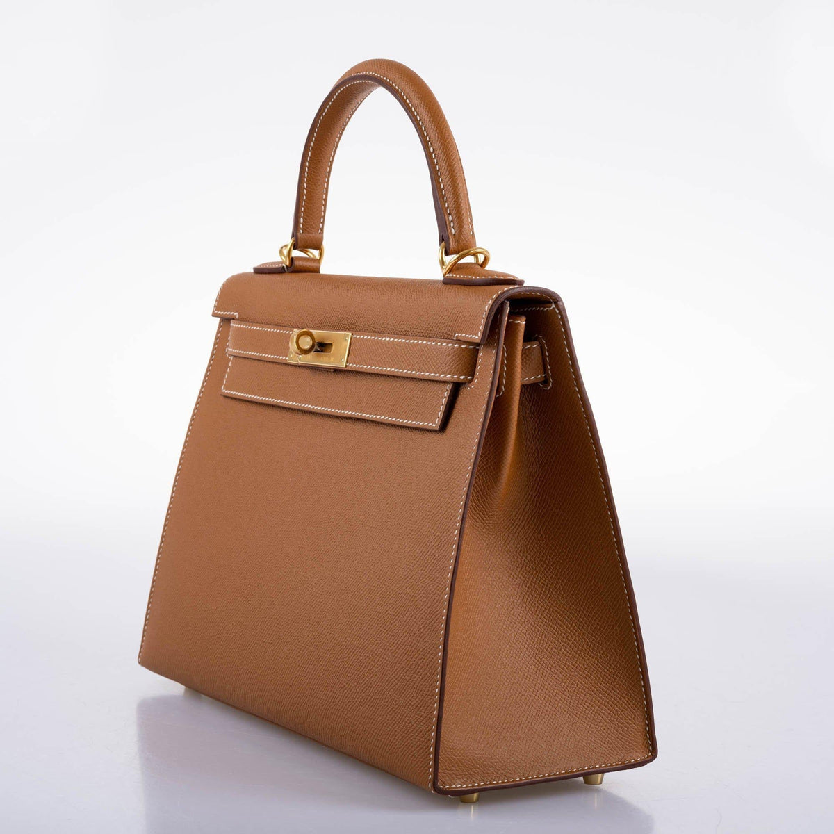 Hermès Kelly 28 Sellier Gold Epsom with Gold Hardware - 2020, Y - photo 6