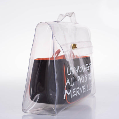 Hermès Kelly 40 Transparent Vinyl Beach Bag Souvenir De L’Exposition - photo 6