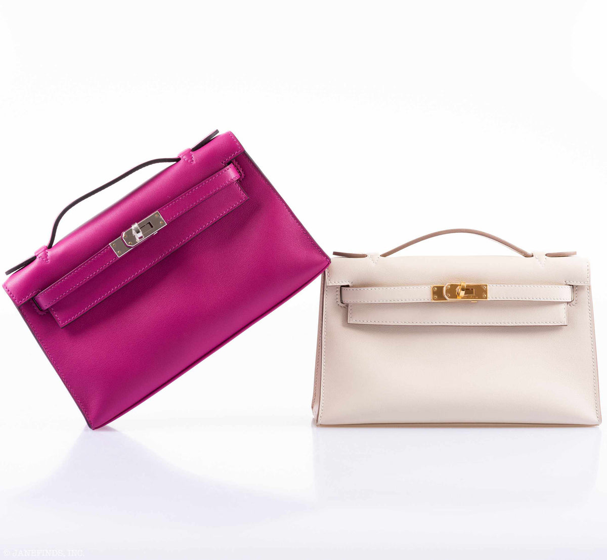 Hermès Kelly Mini Pochette Rose Pourpre Swift Palladium Hardware - 2018, C - photo 5